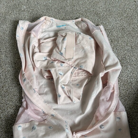 Happiest Baby Sleep Sack Swaddle Light Pink Space Size Medium 2-4 months - Picture 9 of 9